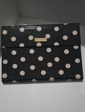 kate spade Black and Cream Polka Dot Tablet  Case